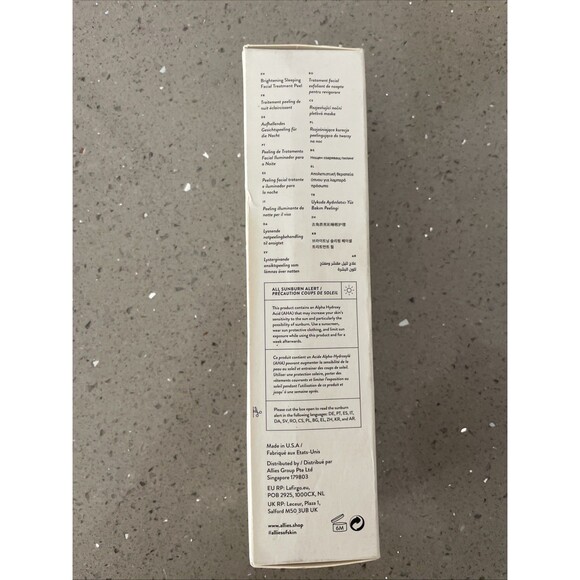 Allies of Skin Multi Acids &Retinoid Sleeping Facial 1.7 oz NIB Exp 03/24 - Picture 2 of 8